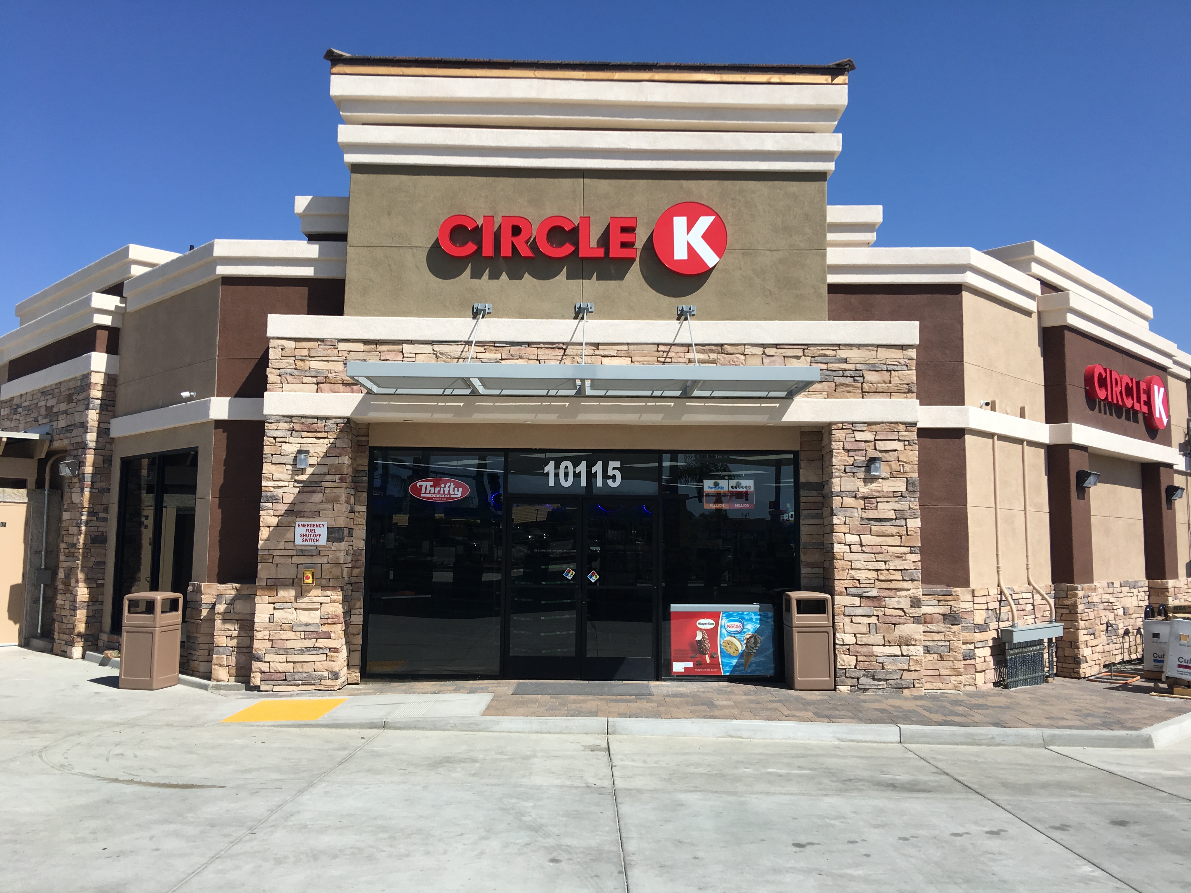 Circle K store entrance at Sierra Corner Store